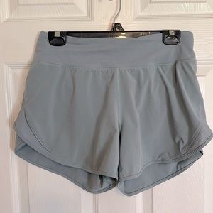 Lululemon women’s size 8 running shorts, 2.5 inch inseam, high waist, lined